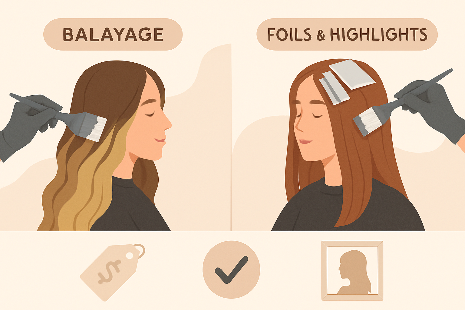 Balayage vs Foils & Highlights: Prices, Differences & How to Choose (2026)