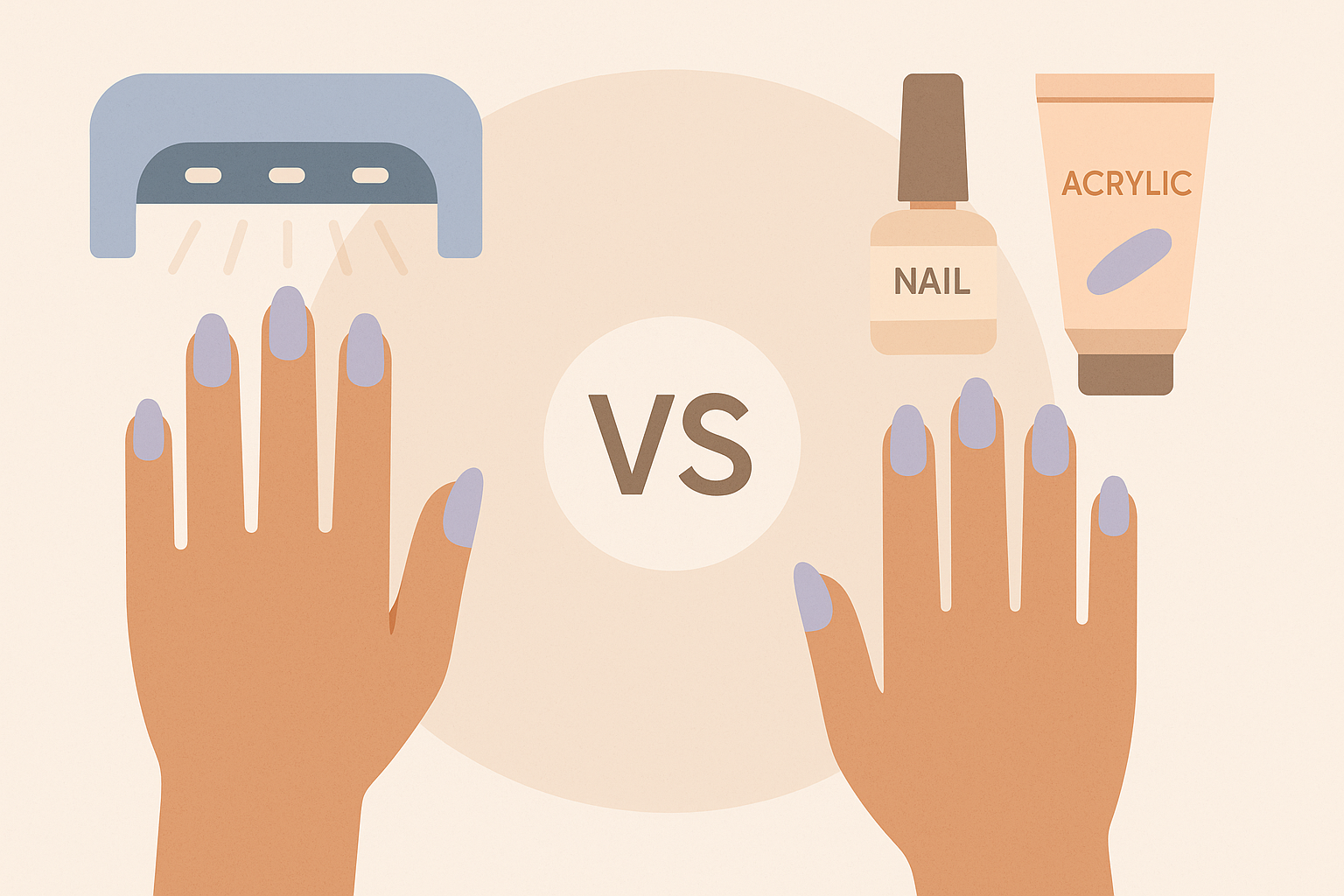 Gel Nails vs Acrylic Nails: Prices, Differences & How to Choose (2026)