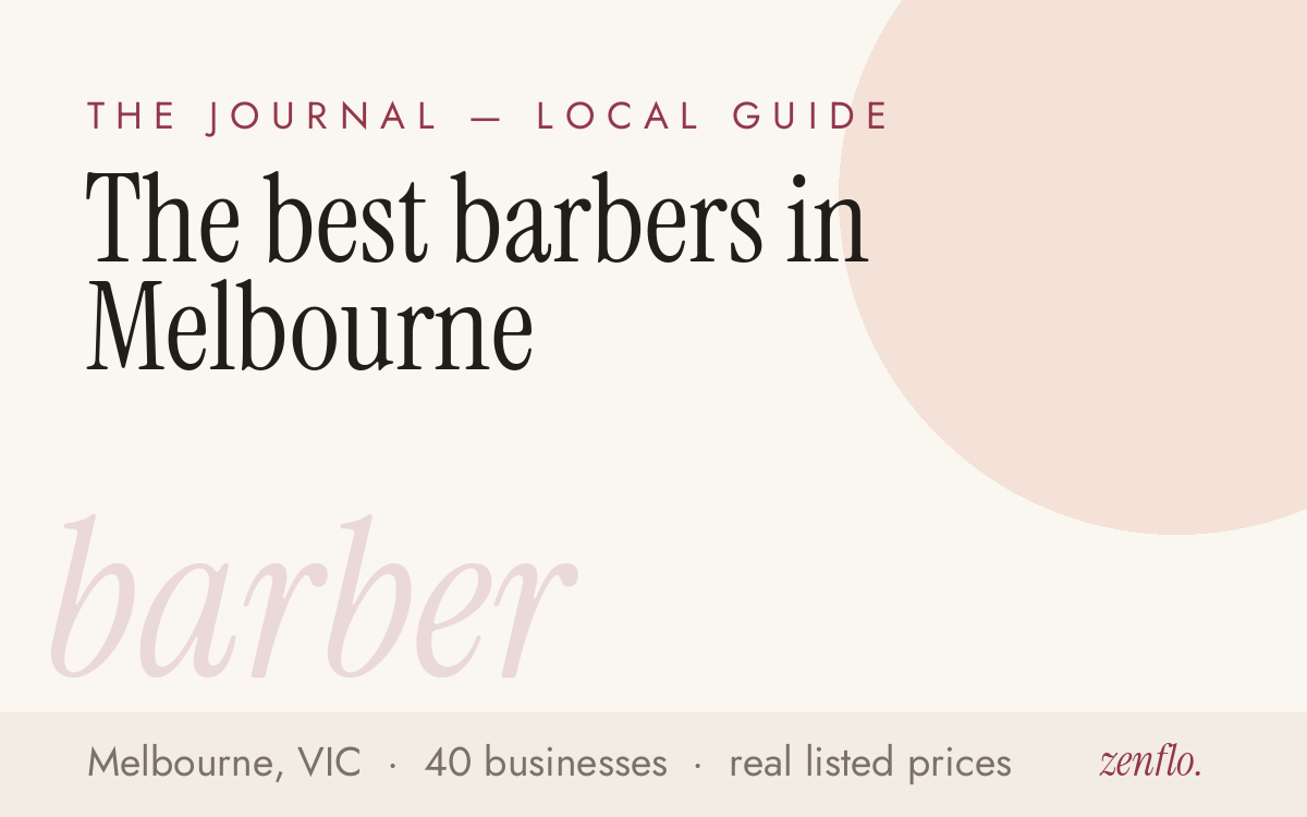 The best barbers in Melbourne