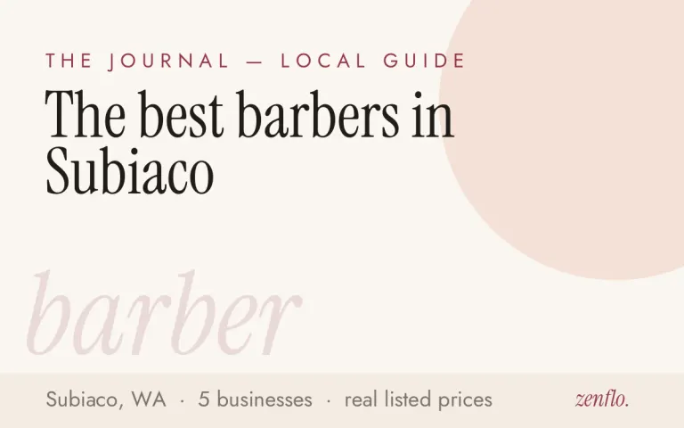 The best barbers in Subiaco