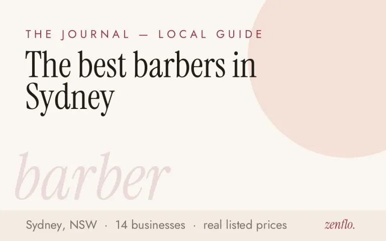 The best barbers in Sydney
