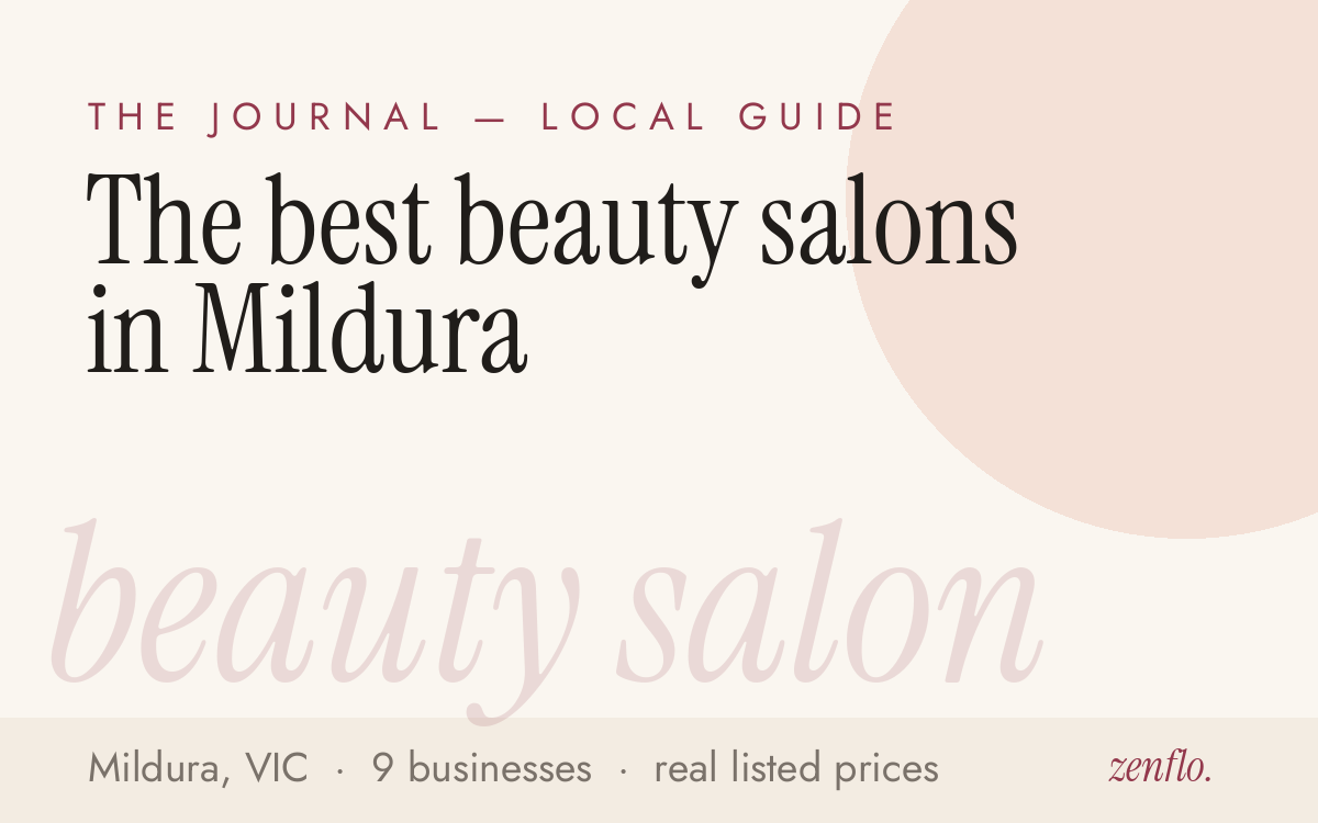 The best beauty salons in Mildura