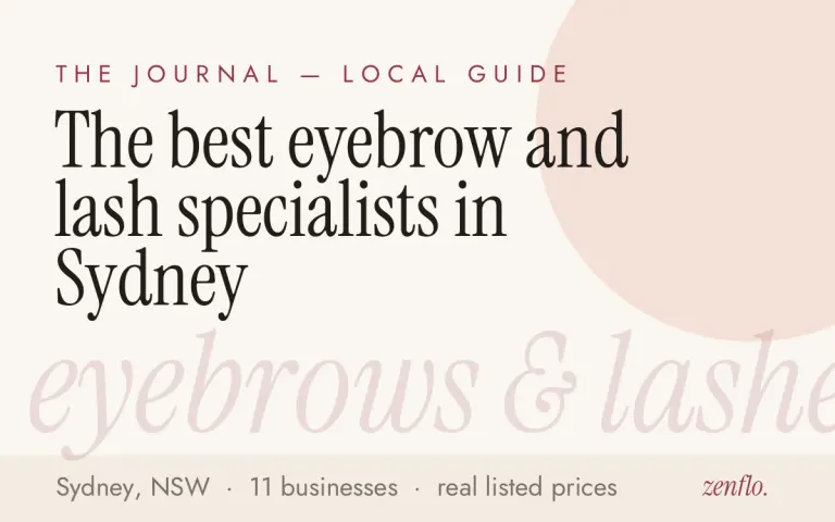 The best eyebrow and lash specialists in Sydney