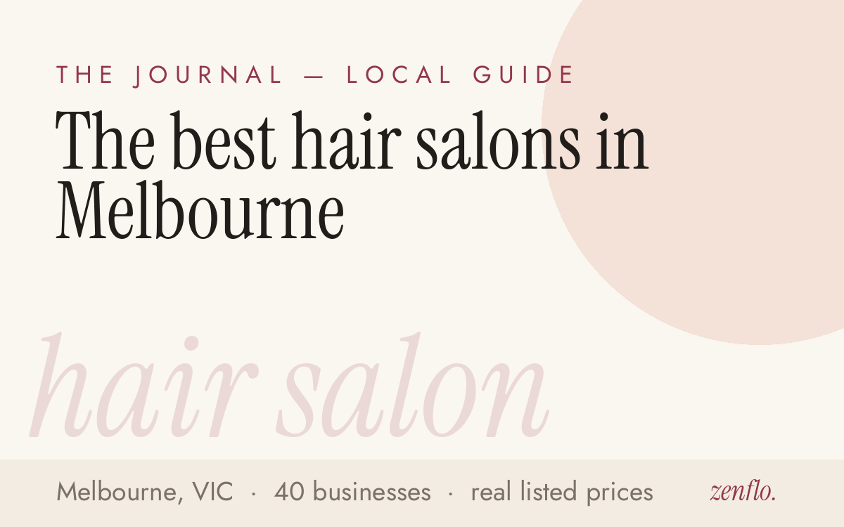 The best hair salons in Melbourne