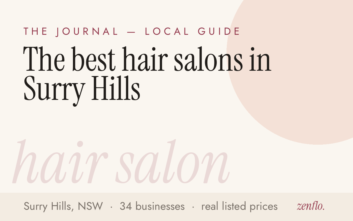 The best hair salons in Surry Hills