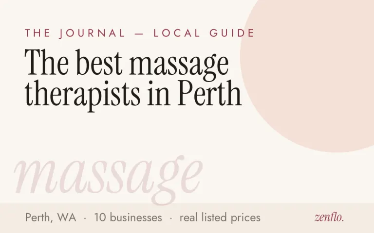 The best massage therapists in Perth