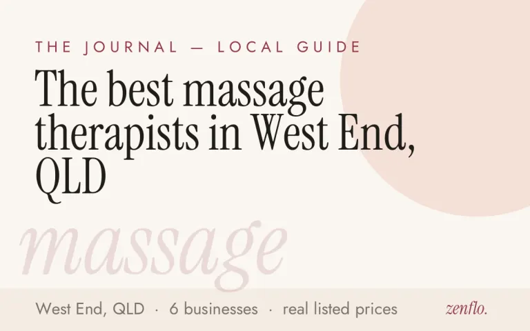 The best massage therapists in West End, QLD
